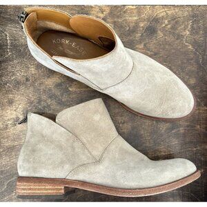 Kork- Ease Ryder Bootie Womens Size 7.5 M  Tan Taupe Suede Leather Ankle Boot